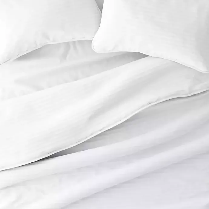 Discount Kirklands Home Stitched Stripes 3-pc. Queen Quilt Set White
