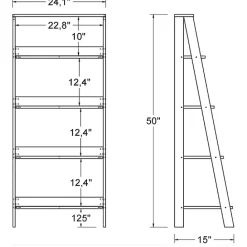 Sale Kirklands Home 4-Tier Ladder Bookshelf White