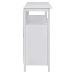 New Kirklands Home Tiered Deluxe Cali Media Cabinet White