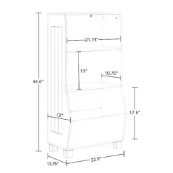 Best Kirklands Home White Toy Organizer Cubby Bookshelf