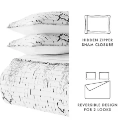 Discount Kirklands Home White Trellis Reversible 2-pc. Twin Quilt Set