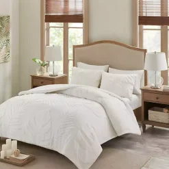 Kirklands Home Tropical Full/Queen 3-pc. Comforter Set White