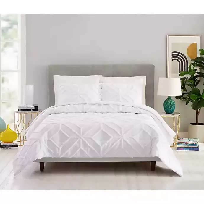 Clearance Kirklands Home Tufted Chenille 3-pc. King Duvet Set White