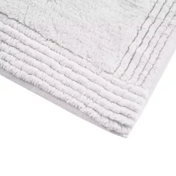 New Kirklands Home Tufted Reversible Bath Mat, 34 in. White