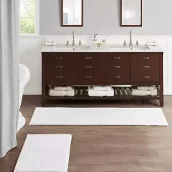 Hot Kirklands Home Tufted Reversible Bath Runner White