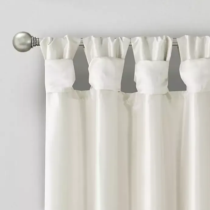 Kirklands Home Twist Top Curtain Panel, 108 in. White