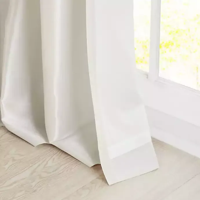 Kirklands Home Twist Top Curtain Panel, 108 in. White