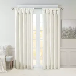 New Kirklands Home Twist Top Curtain Panel, 95 in. White