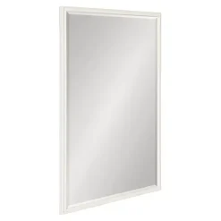 Best Kirklands Home White Vintage Beaded Wall Mirror, 36 in.