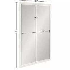 Best Kirklands Home White Vintage Beaded Wall Mirror, 36 in.