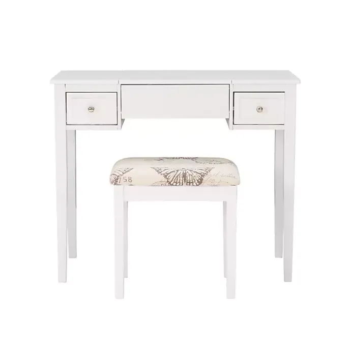 Clearance Kirklands Home Virginia Butterfly 2-pc. Vanity Set White