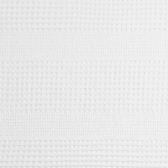 Hot Kirklands Home Waffle Cotton Shower Curtain White