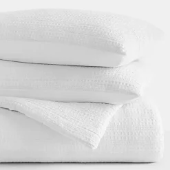 Hot Kirklands Home Waffle Ultra-Soft 3-pc. King Comforter Set White