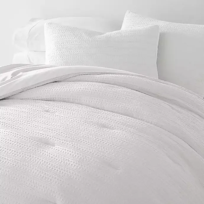 Hot Kirklands Home Waffle Ultra-Soft 3-pc. Twin Comforter Set White