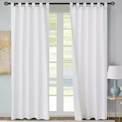 Clearance Kirklands Home Weathermate Blackout Curtain Panel, 72 in. White