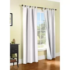 Clearance Kirklands Home Weathermate Blackout Curtain Panel, 72 in. White