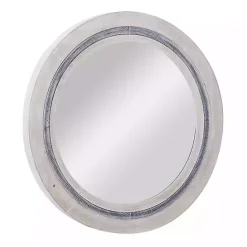 Best Kirklands Home White Wood Aislinn Wall Mirror