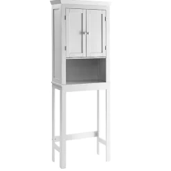 Clearance Kirklands Home Wood Bathroom Storage Cabinet White