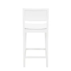 Discount Kirklands Home Wood Devin Counter Stools, Set of 2 White
