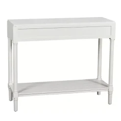 Outlet Kirklands Home Wood 2-Drawer Layla Console Table White