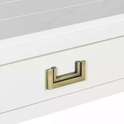 Outlet Kirklands Home Wood 2-Drawer Layla Console Table White