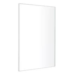 Hot Kirklands Home White Wood Rectangular Wall Mirror, 24x36 in.