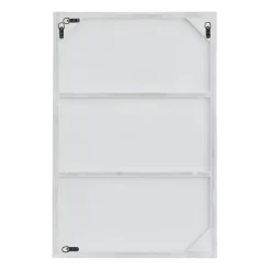 Hot Kirklands Home White Wood Rectangular Wall Mirror, 24x36 in.