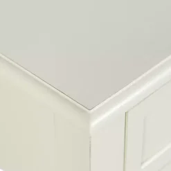 Online Kirklands Home Wood Square Hampton Accent Table White