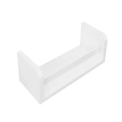 Discount Kirklands Home White Wood Wall Bookshelves, Set of 2