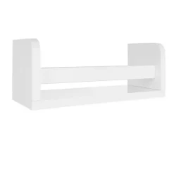 Discount Kirklands Home White Wood Wall Bookshelves, Set of 2