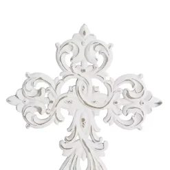 Sale Kirklands Home Wood Wall Cross Wall Plaques, Set of 3 White