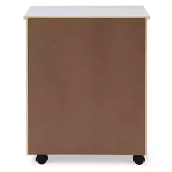 Discount Kirklands Home Wood Wide 6-Drawer Cary Storage Cart White