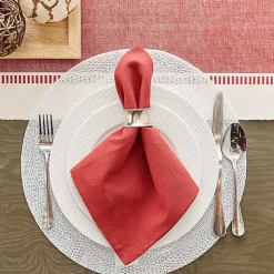 Online Kirklands Home Woven Round Placemats, Set of 6 White