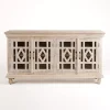Sale Kirklands Home Whitewashed Carri Glass Door Cabinet