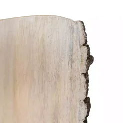 Best Kirklands Home Whitewashed Live Edge Wooden Cutting Board