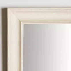 New Kirklands Home Whitewashed Scoop Maggie Profile Mirror, 24x36 in.