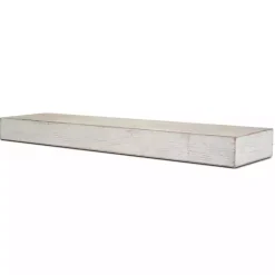 Hot Kirklands Home Whitewashed Wood Floating Shelf, 36 in.