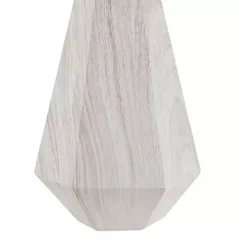 Online Kirklands Home washed Wood Flynn Table Lamp White