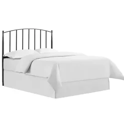 Hot Kirklands Home Whitley Metal Slat Full/Queen Headboard Black