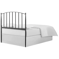 Hot Kirklands Home Whitley Metal Slat Full/Queen Headboard Black