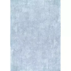 Discount Kirklands Home Whitlow Shag Washable Area Rug, 8x10 Blue