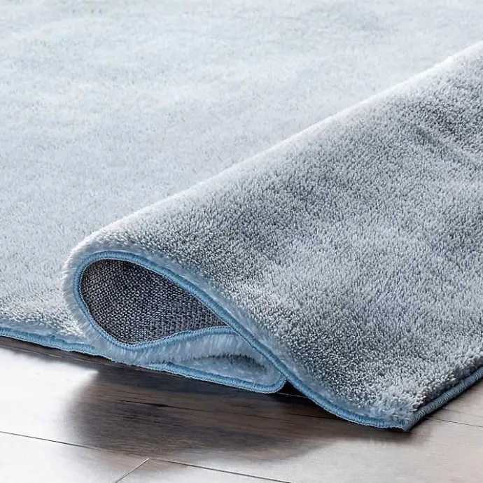 Discount Kirklands Home Whitlow Shag Washable Area Rug, 8x10 Blue