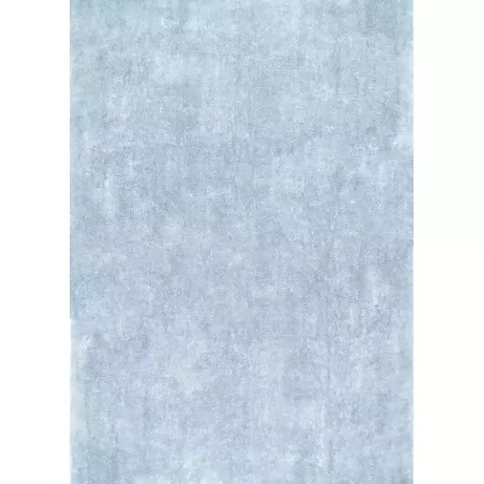 Sale Kirklands Home Whitlow Shag Washable Area Rug, 6x9 Blue