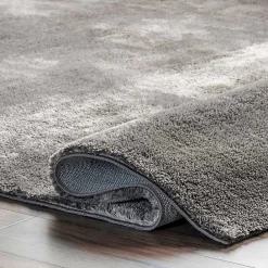 Clearance Kirklands Home Whitlow Charcoal Shag Washable Area Rug, 8x10 Gray