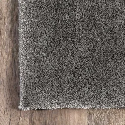 Clearance Kirklands Home Whitlow Charcoal Shag Washable Area Rug, 8x10 Gray