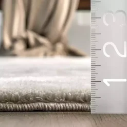 Best Kirklands Home Whitlow Shag Washable Area Rug, 5x8 Gray