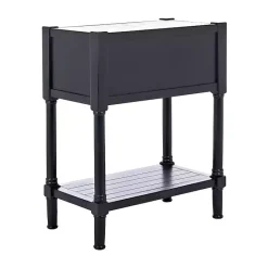 Clearance Kirklands Home Wilbert 3-Drawer Console Table Black