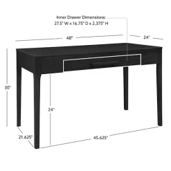 Hot Kirklands Home Wilcox Desk Black