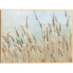 Hot Kirklands Home Wild Beach Reeds Framed Canvas Art Print Multi