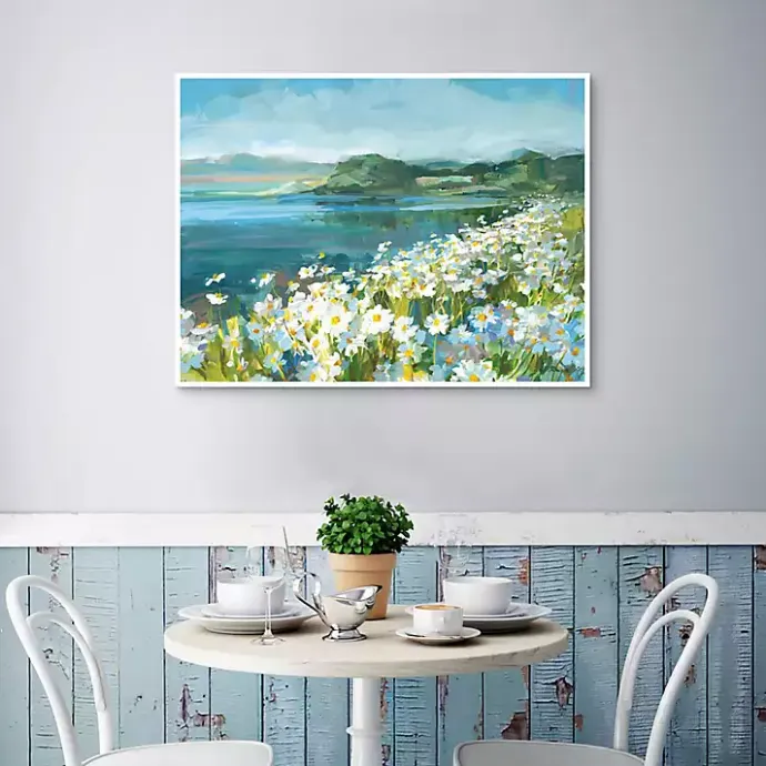 Online Kirklands Home Wild Daisy Bay Framed Canvas Art Print